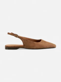 Vagabond naisten ballerinat Delia Suede, konjakinruskea
