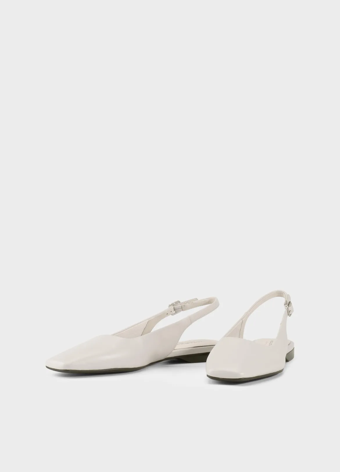 Vagabond naisten ballerinat Delia Leather, luonnonvalkoinen