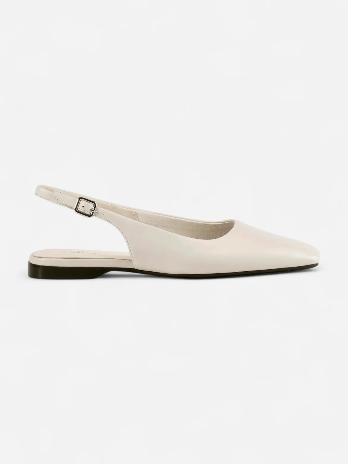 Vagabond naisten ballerinat Delia Leather, luonnonvalkoinen