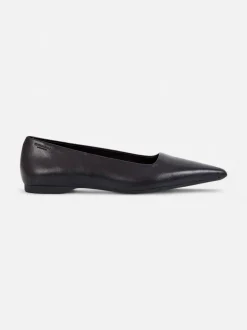 Vagabond naisten ballerinat Hermine Leather, musta