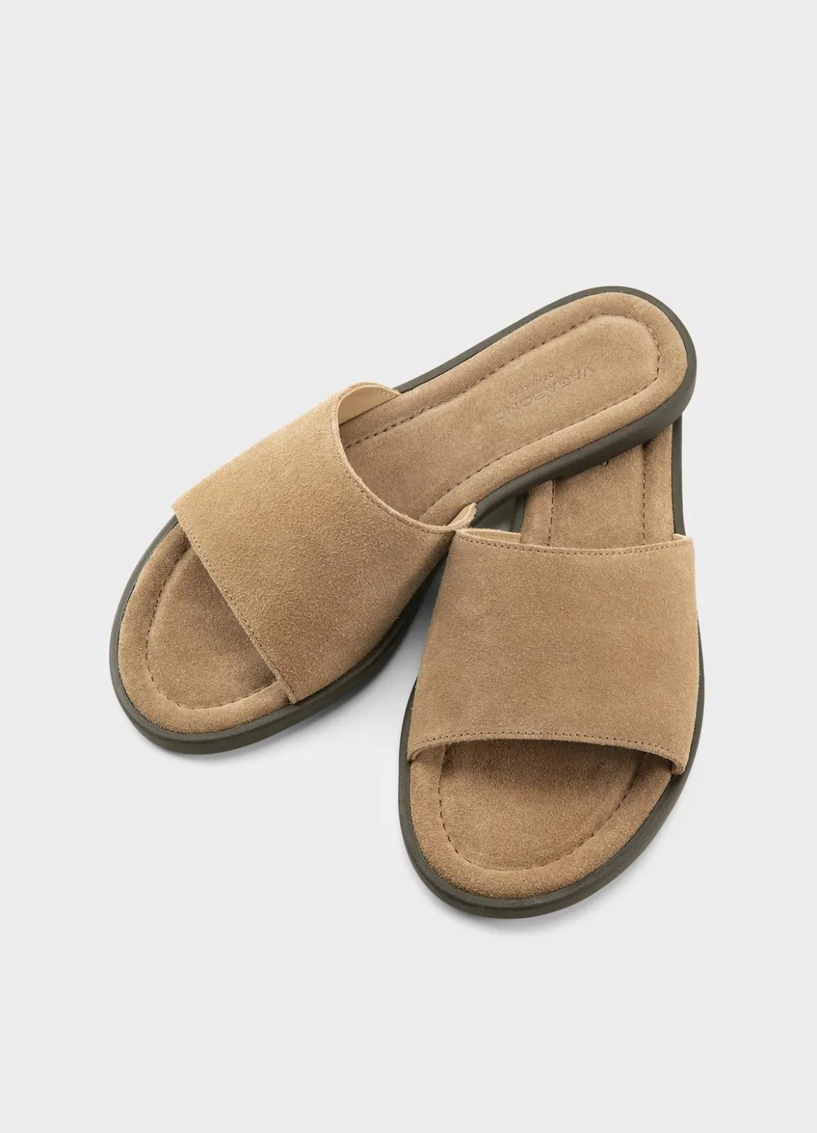 Vagabond naisten sandaalit Zaida Suede, vaalea beige