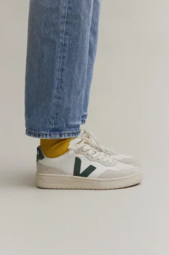 Veja miesten tennarit V-90 Leather, valkoinen