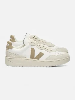 Veja miesten tennarit V-90 Sneaker White Taupe, valkoinen