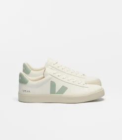 Veja naisten tennarit Campo Leather White Matcha, valkoinen