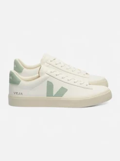 Veja naisten tennarit Campo Leather White Matcha, valkoinen
