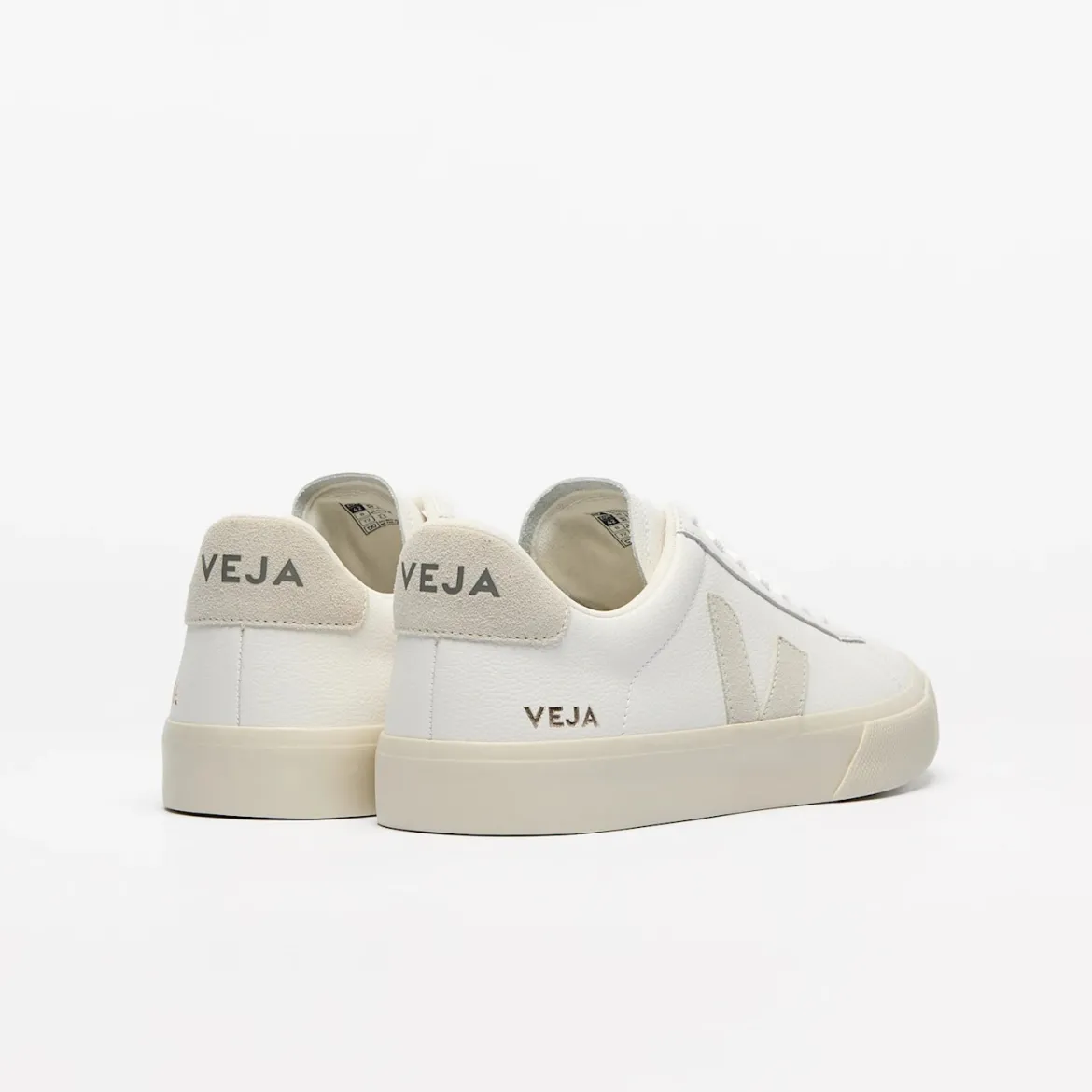 Veja naisten tennarit Campo Sneaker Extra White Natural Suede, valkoinen