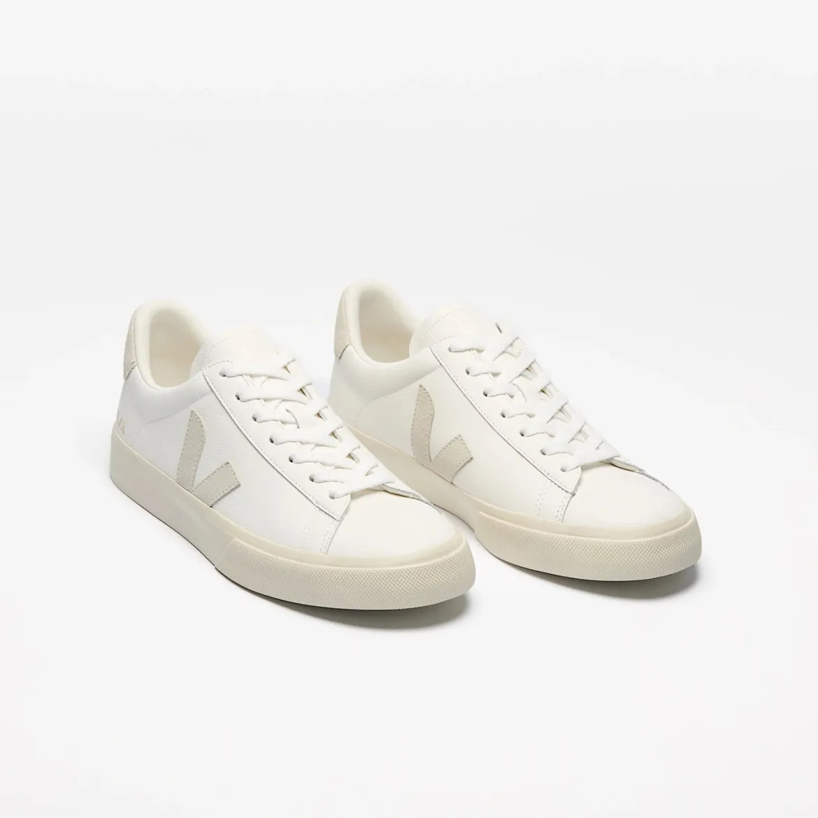 Veja naisten tennarit Campo Sneaker Extra White Natural Suede, valkoinen