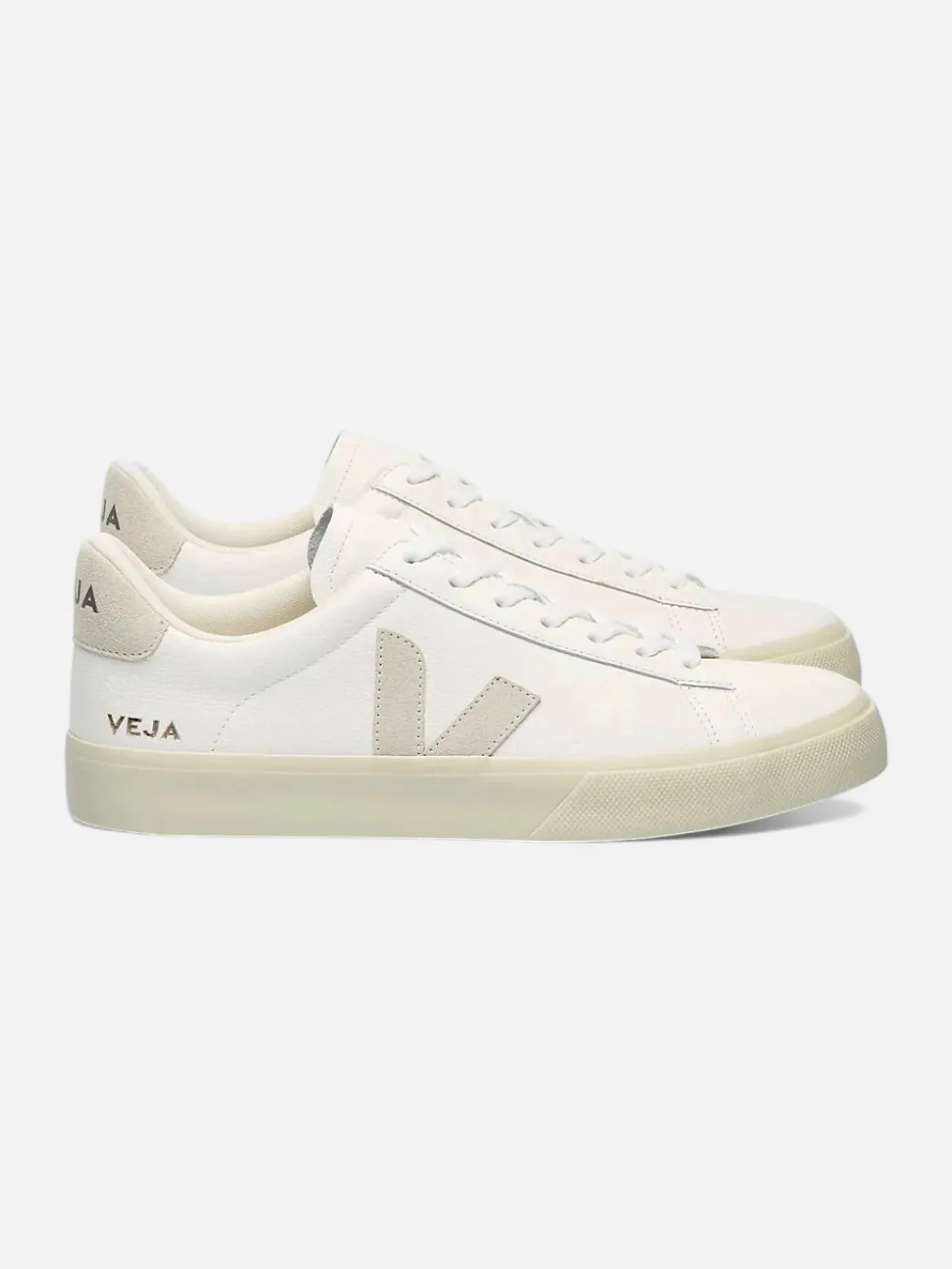 Veja naisten tennarit Campo Sneaker Extra White Natural Suede, valkoinen