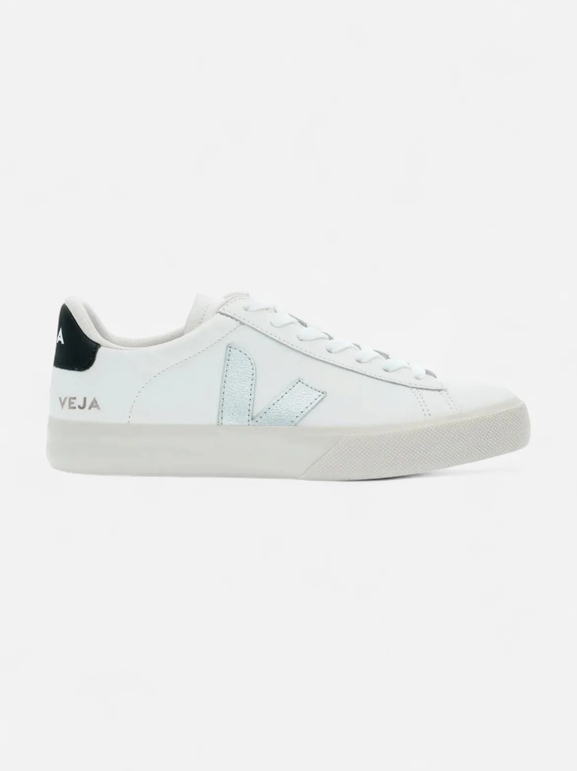 Veja naisten tennarit Campo White Silver Black, Valkoinen