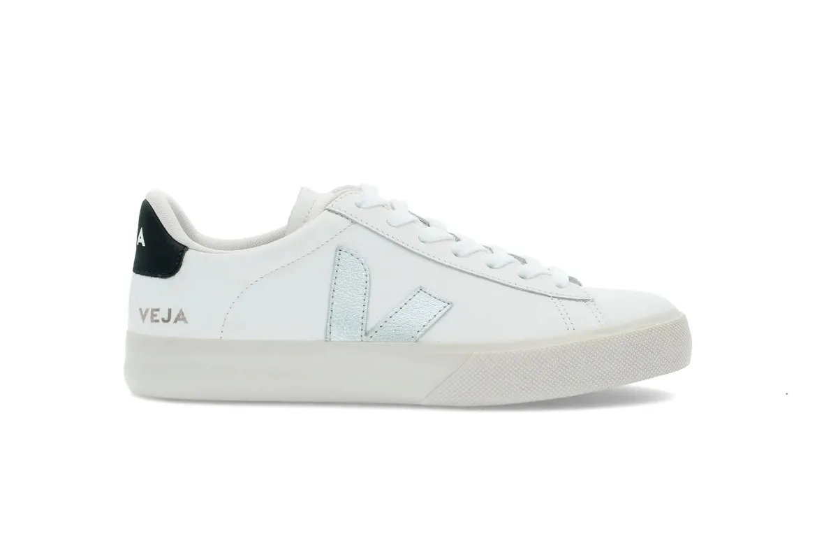 Veja naisten tennarit Campo White Silver Black, Valkoinen