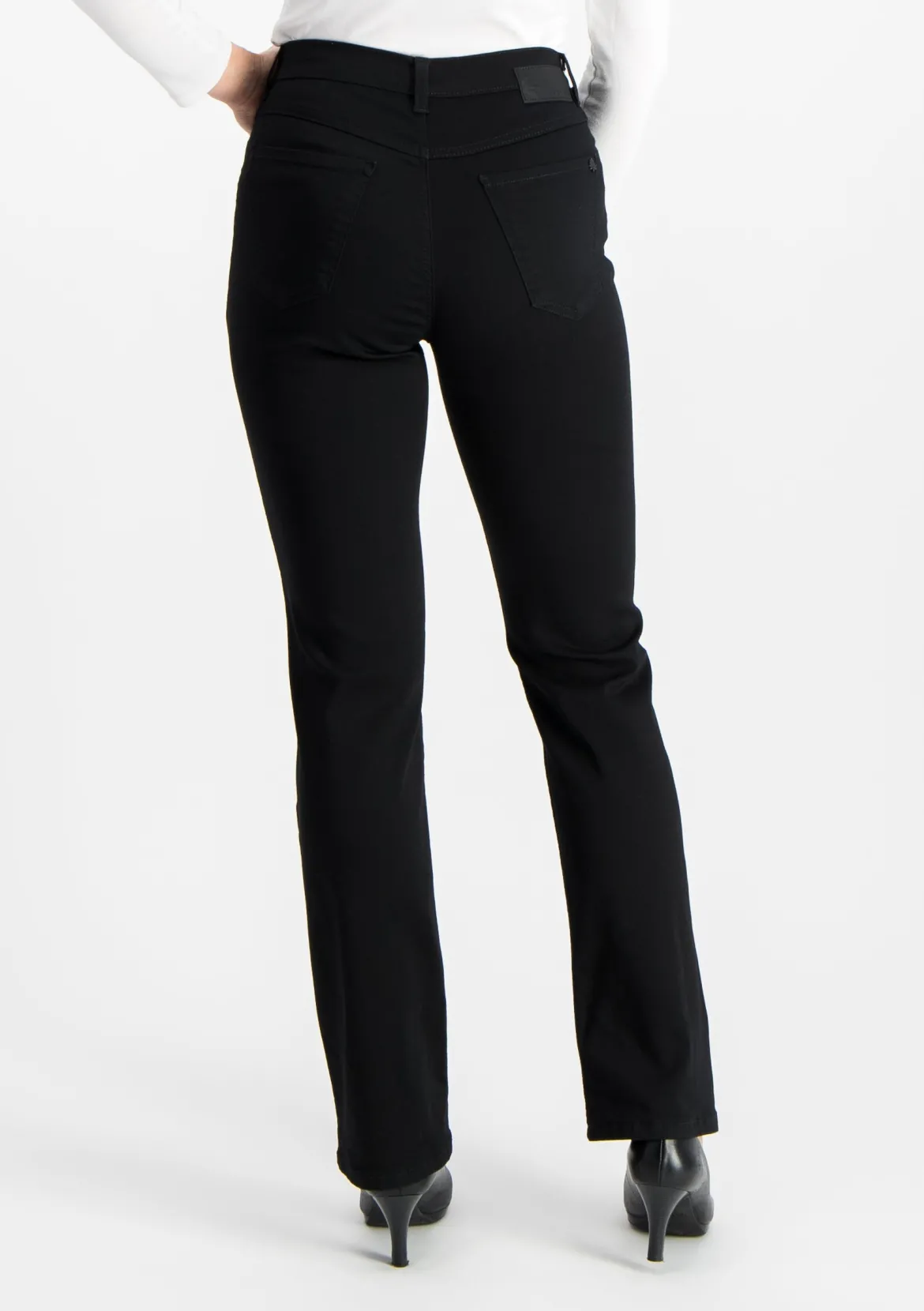 Very Nice Naisten Farkut, Caramel 9691 Curvy Fit Super Stretch Musta