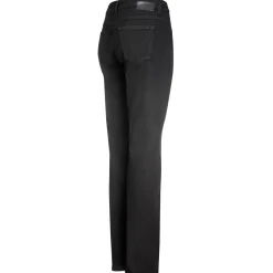 Very Nice Naisten Farkut, Emily 9731 Straight Fit Musta