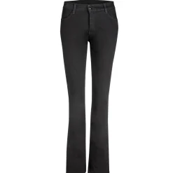 Very Nice Naisten Farkut, Emily 9731 Straight Fit Musta