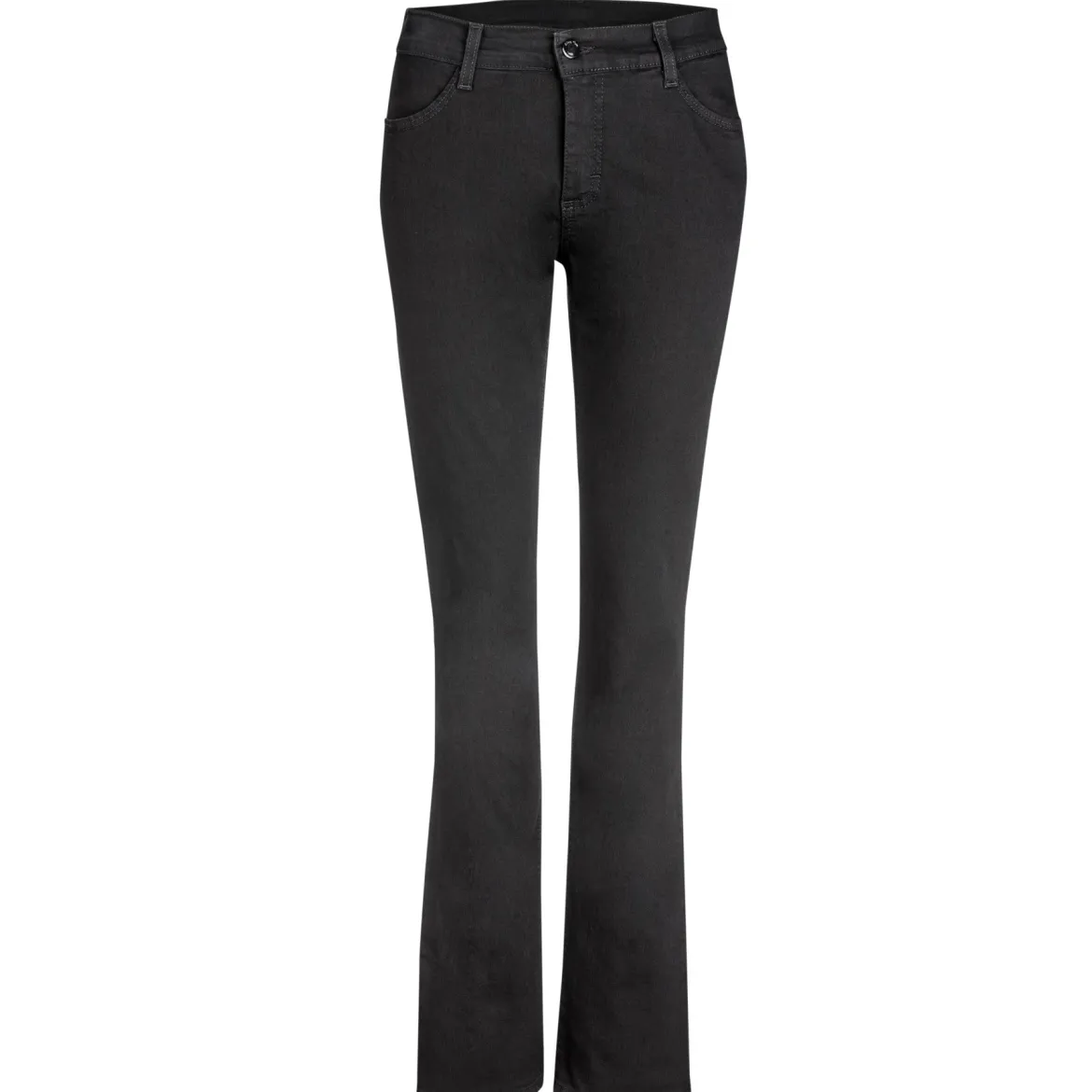 Very Nice Naisten Farkut, Emily 9731 Straight Fit Musta