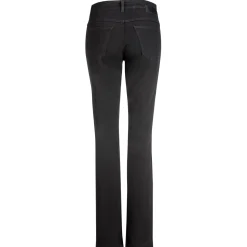 Very Nice Naisten Farkut, Emily 9731 Straight Fit Musta