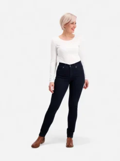 Very Nice Naisten Farkut, Suzie 8411 Slim Fit Tummansininen
