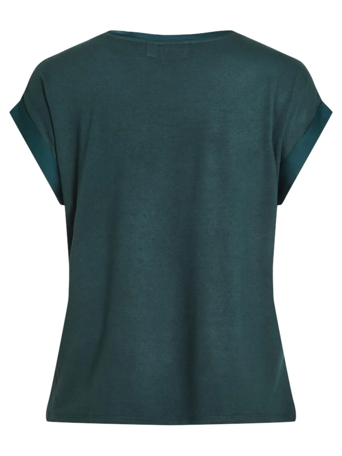 Vila lyhythihainen toppi, VIELLETTE S/S SATIN TOP Ponderosa Pine