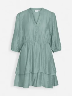Vila mekko Vikenila V-neck 3/4 Dress, Blue Surf