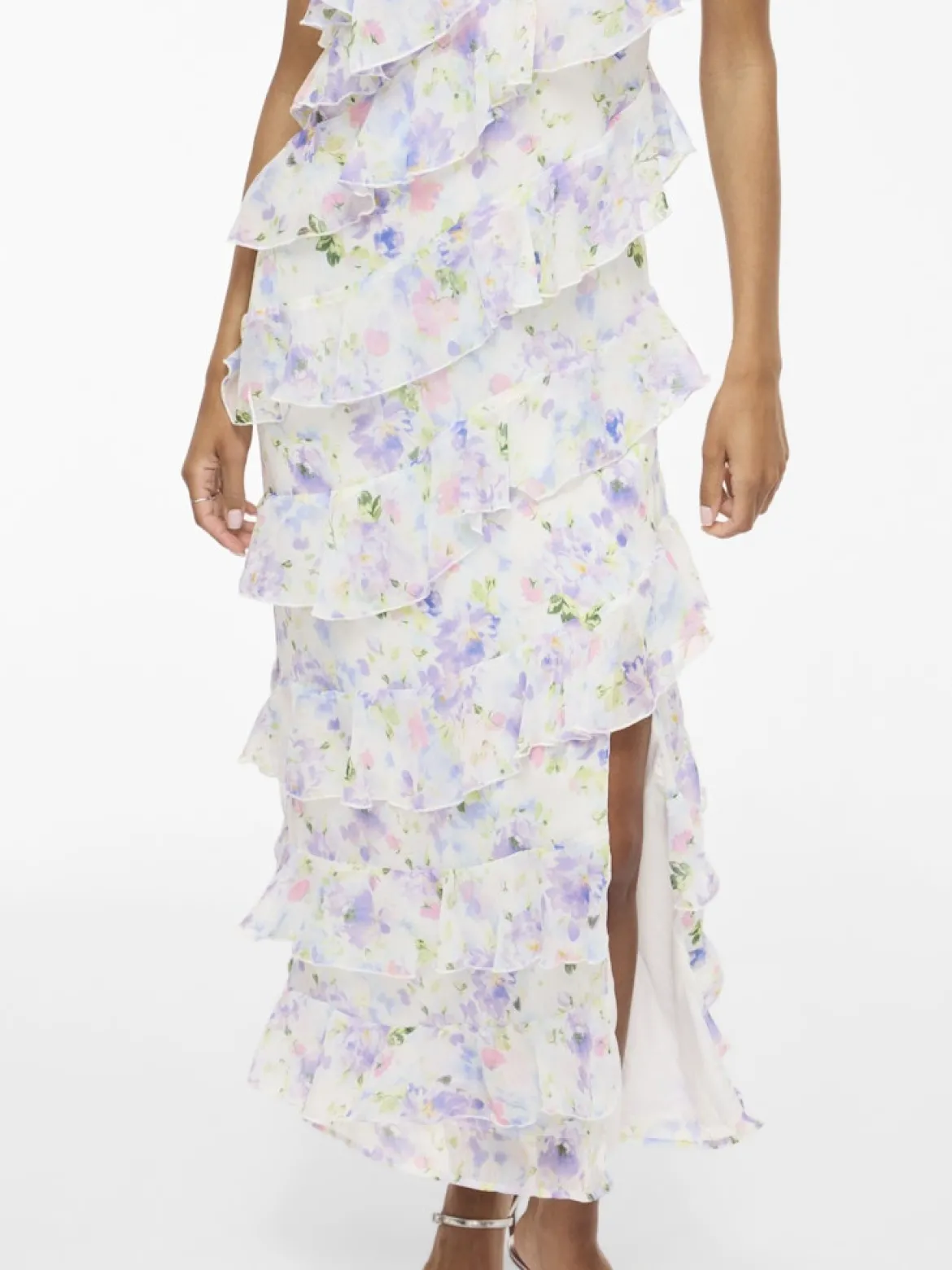 Vila mekko Viluna Strap Ankle Dress, Cloud Dancer Blue