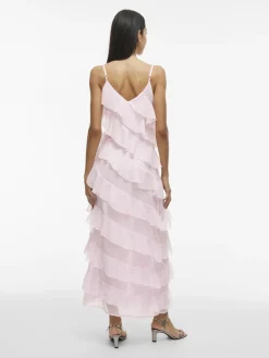 Vila mekko Viluna Strap Dress, Cherry Blossom