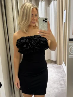 Vila mekko VITOVE Short Tube Dress, musta