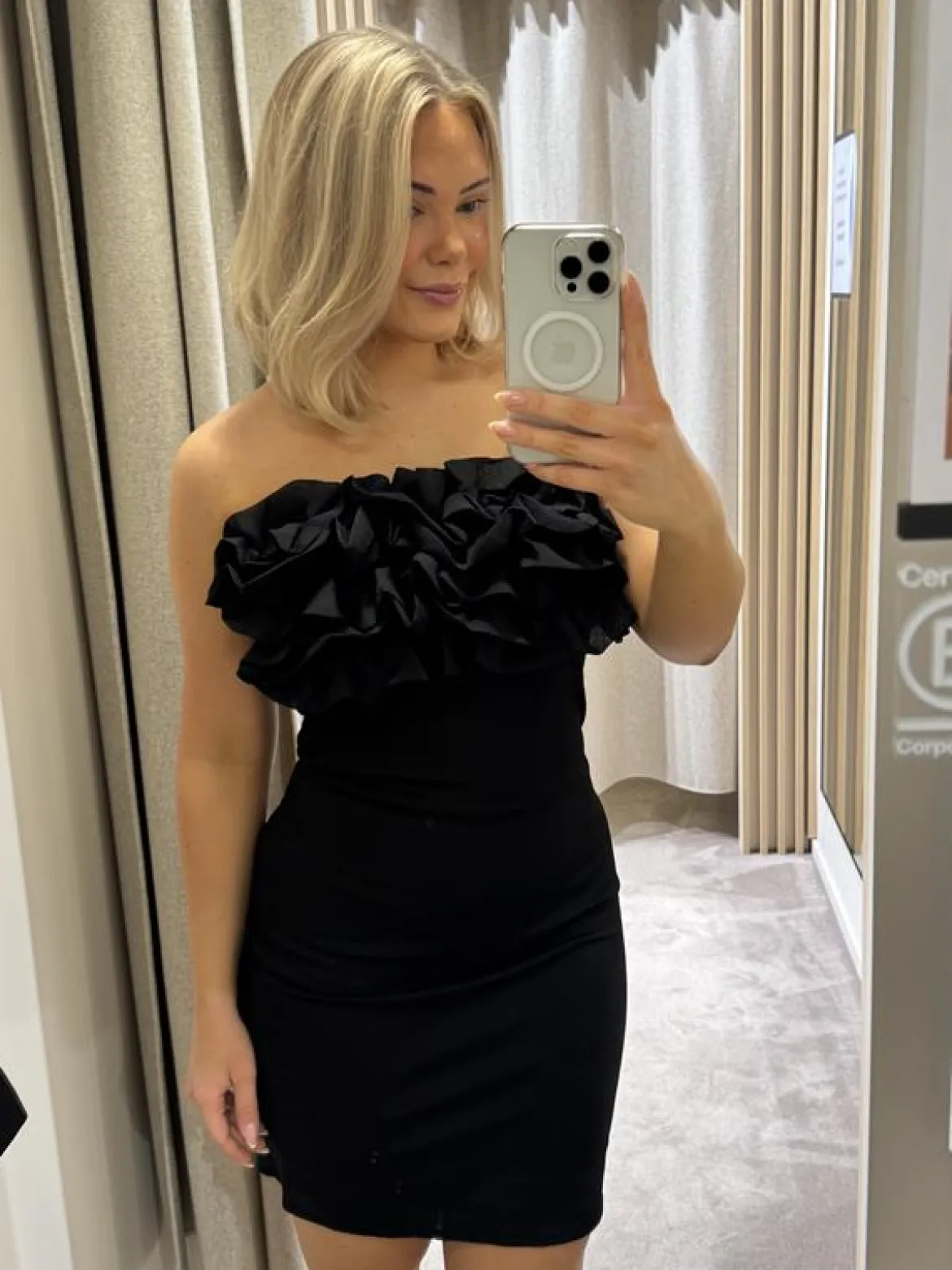 Vila mekko VITOVE Short Tube Dress, musta
