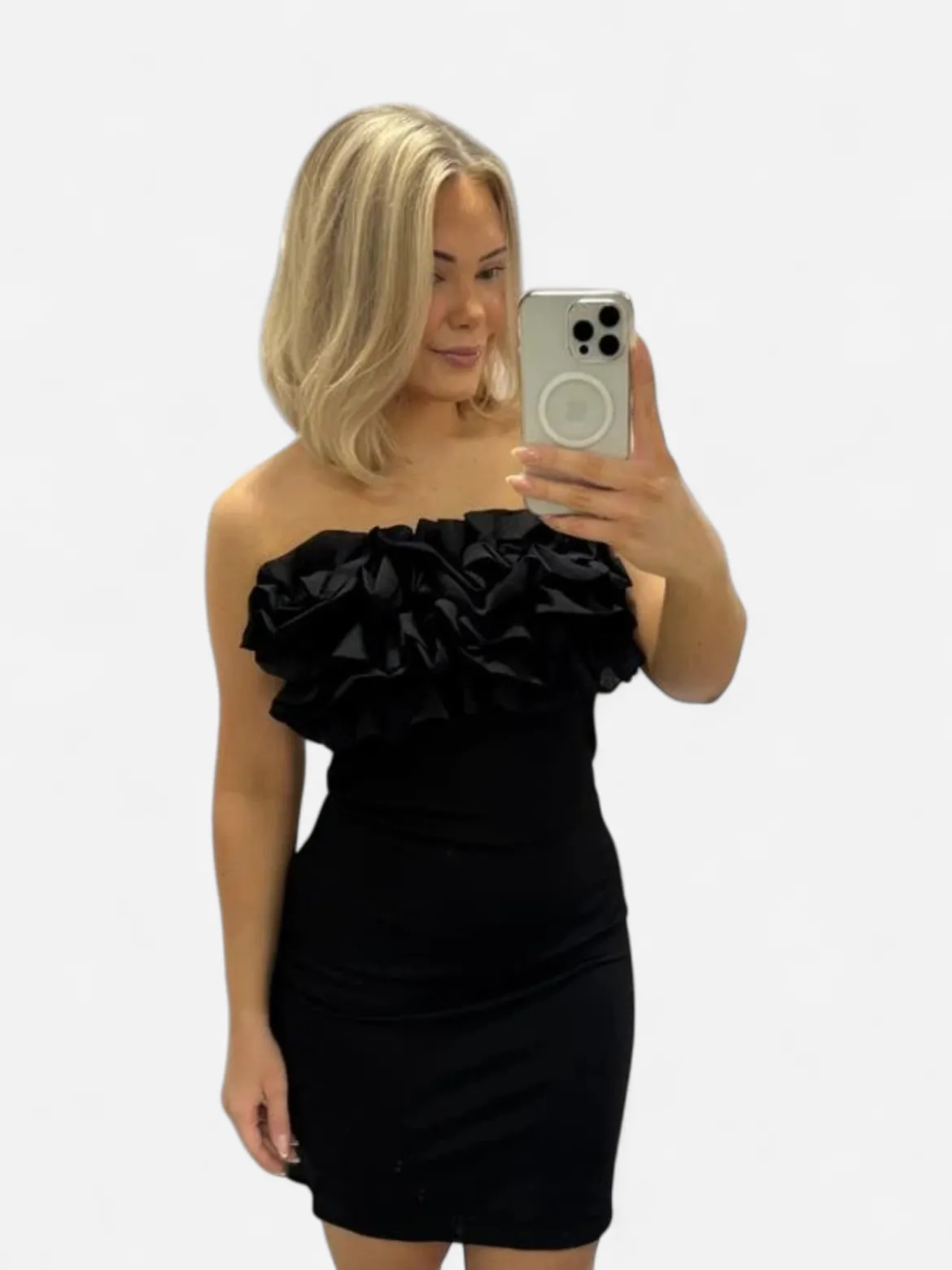 Vila mekko VITOVE Short Tube Dress, musta