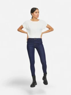 Vila Naisten Farkut, Skinnie Gy Rw Skinny Jeans Tummansininen