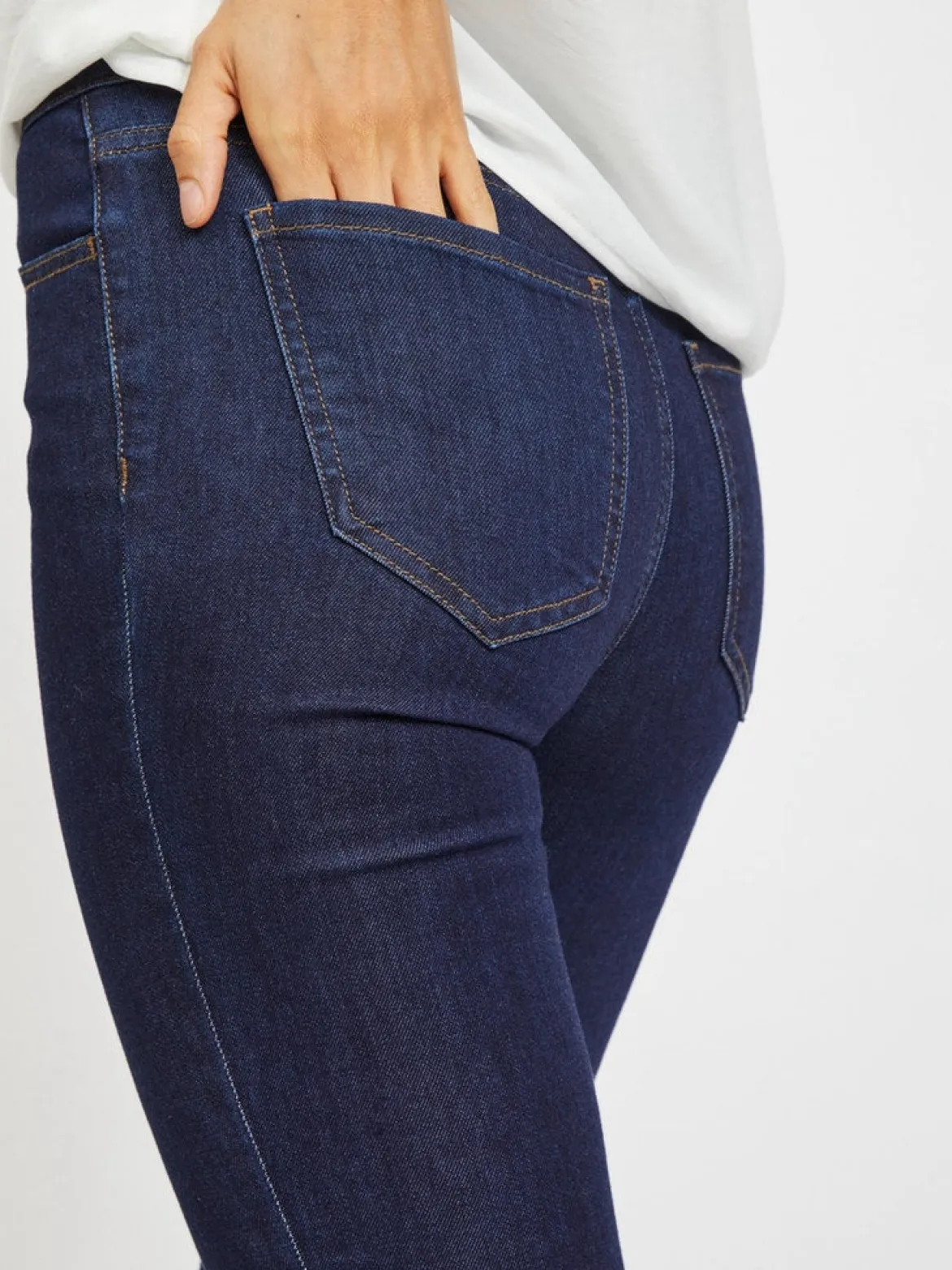 Vila Naisten Farkut, Skinnie Gy Rw Skinny Jeans Tummansininen
