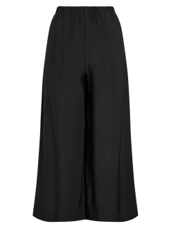 Vila naisten housut, VIMARLEE HW WIDE CULOTTE PANTS Black Beauty