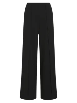 Vila naisten housut VIWINNIE CLUA HW WIDE PANTS, musta