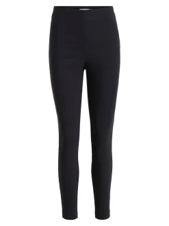Vila Naisten Leggingsit VILAURA LOU LEGGINGS Musta