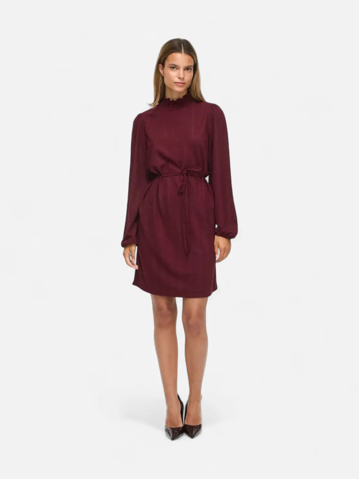 Vila naisten mekko Vilyri Smock Dress, Port Royale