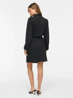 Vila naisten mekko Vilyri Smock Dress, Black Beauty