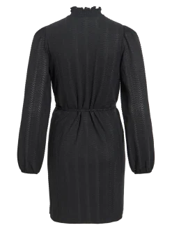 Vila naisten mekko Vilyri Smock Dress, Black Beauty