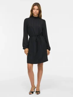 Vila naisten mekko Vilyri Smock Dress, Black Beauty