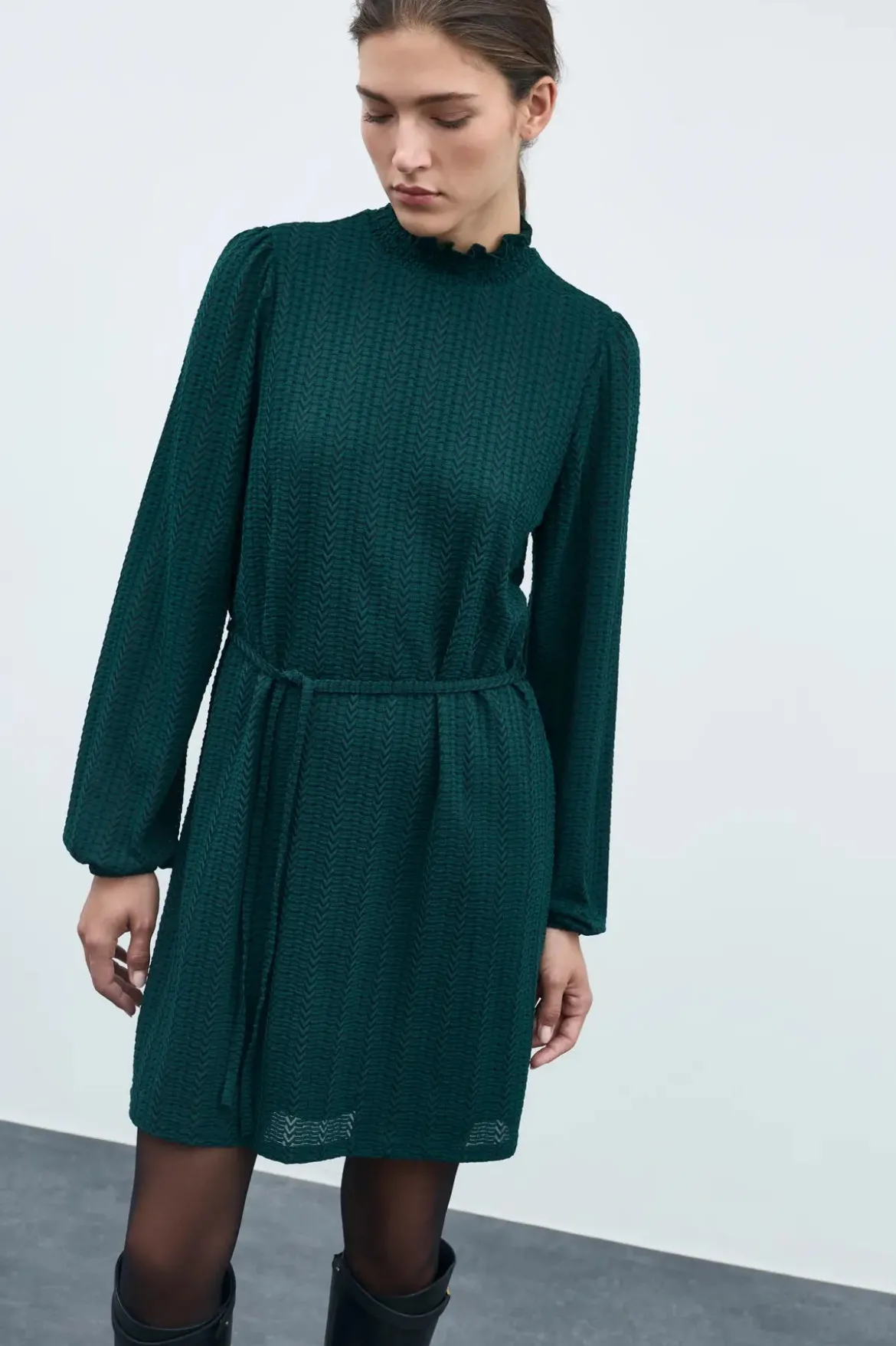 Vila naisten mekko Vilyri Smock Dress, Ponderosa Pine