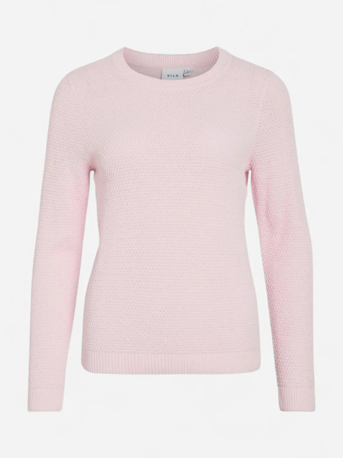 Vila naisten neulepaita VIDalo O-Neck L/S Knit Top-NOOS, Cherry Blossom