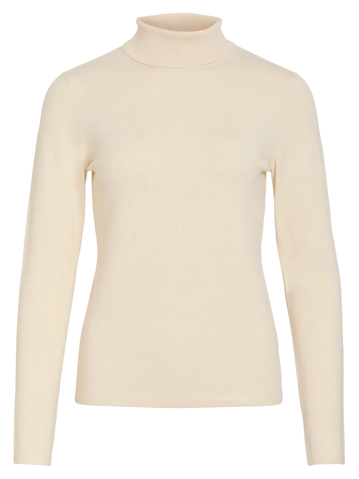 Vila naisten neulepusero Vimalu Rollneck, Sandshell Melange