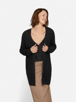 Vila naisten neuletakki VIDALO L/S KNIT CARDIGAN, Black