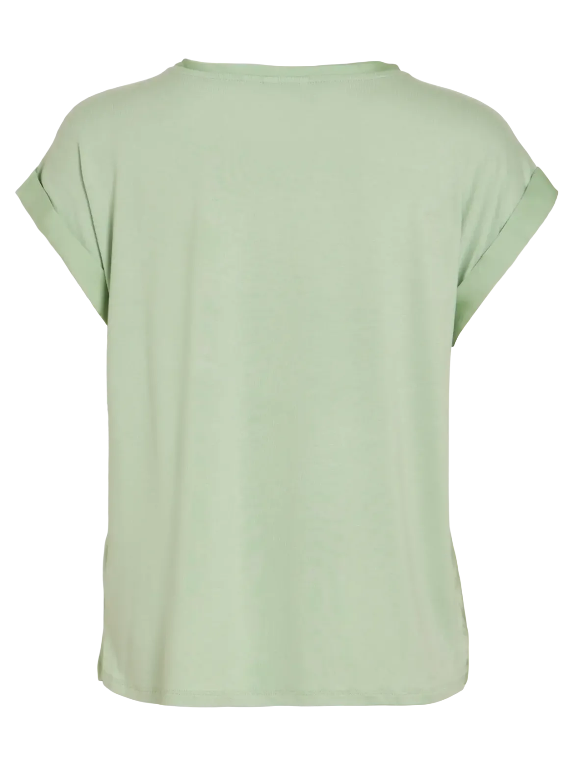 Vila naisten paita Viellette S/S Satin Top, Smoke Green