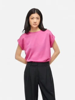 Vila naisten paita Viellette S/S Satin Top, Fiji Flower