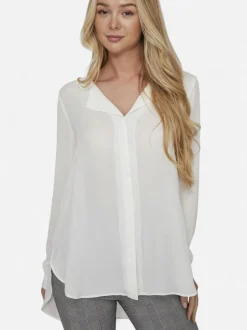Vila naisten paita Vilucy LS Shirt, valkoinen