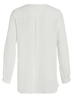 Vila naisten paita Vilucy LS Shirt, valkoinen