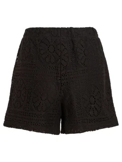 Vila naisten shortsit Vimerinda Hw Shorts/Vol/1, musta