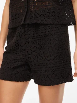 Vila naisten shortsit Vimerinda Hw Shorts/Vol/1, musta
