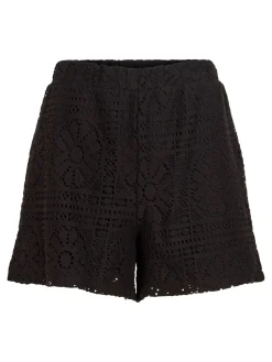 Vila naisten shortsit Vimerinda Hw Shorts/Vol/1, musta