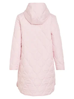 Vila naisten takki VIQUILA L/S Hooded Onion Coat, Ballerina
