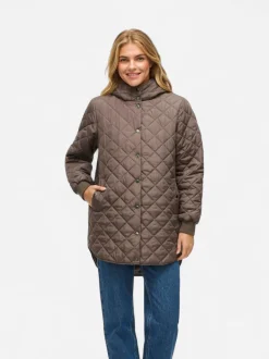 Vila naisten tikkitakit Vitate L/S Hooded Jacket, Falcon