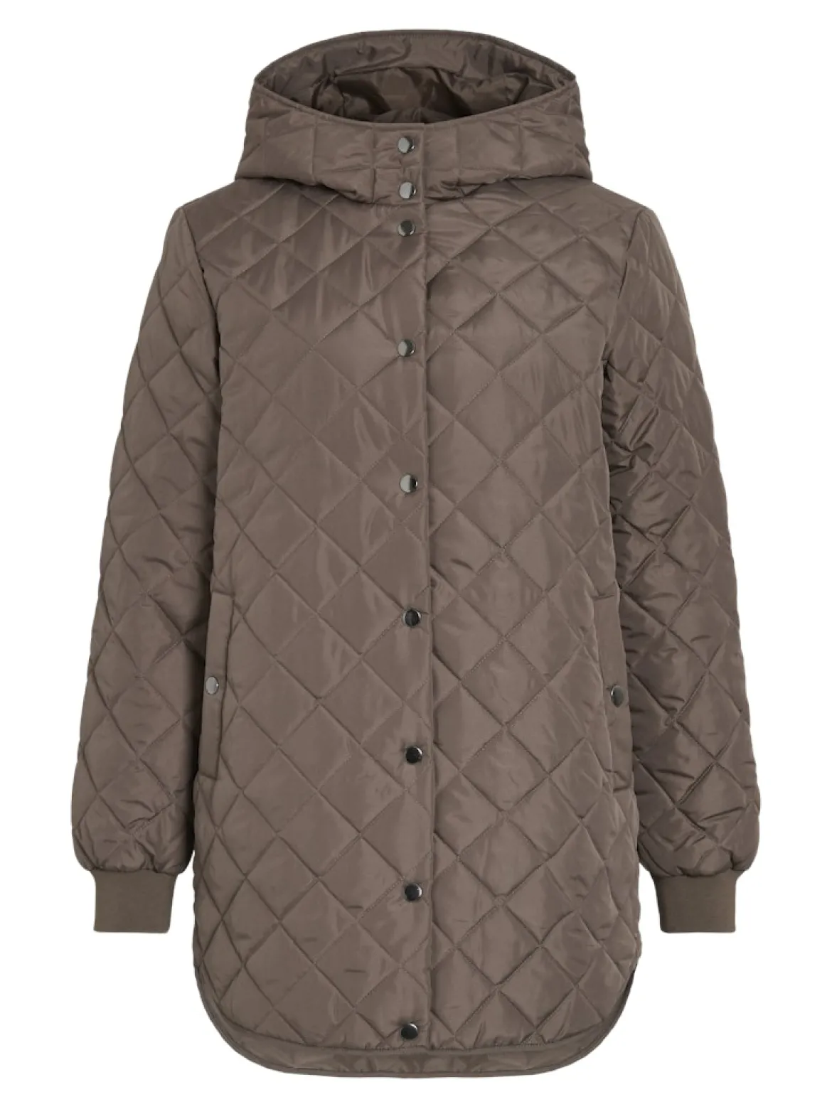 Vila naisten tikkitakit Vitate L/S Hooded Jacket, Falcon